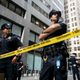 NEW YORK, NY - AUGUST 16: NYPD officers work the scene where there were reports of a suspicious package near the Fulton Street subway station in Lower Manhattan on August 16, 2019, in New York City. The New York City Police Department has given the all-clear after two suspicious devices were found at the Fulton Street subway station in Lower Manhattan and a third in the Chelsea neighborhood on Friday morning.